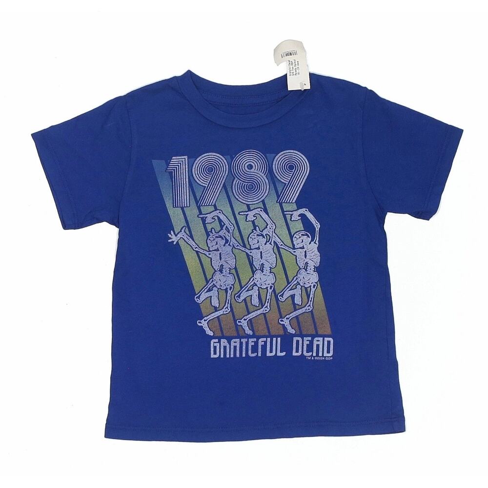 Band - Rowdy Sprout Grateful Dead 1989 Skeletons Tee Size 18-24mo